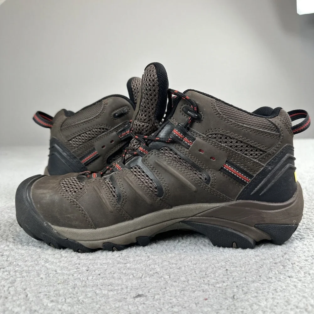 Keen Dry Waterproof Flint Utility Boots Men 9D Brown EH Safety Toe ASTM F2413-18